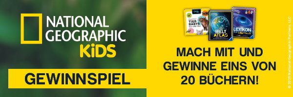 Gewinnspiel zu National Geographic Kids - Chance auf 1 von 20 Büchern von National Geographic zu gewinnen
