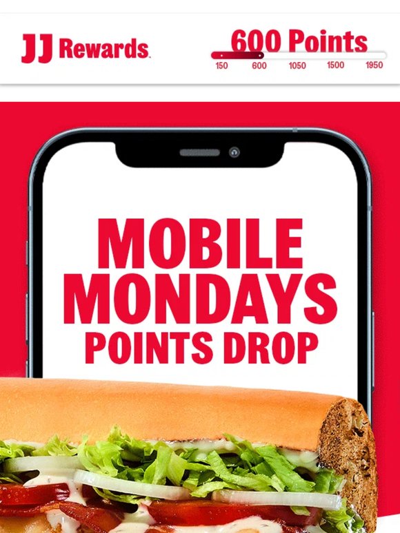 Mobile Monday 250 bonus points 🤑📱