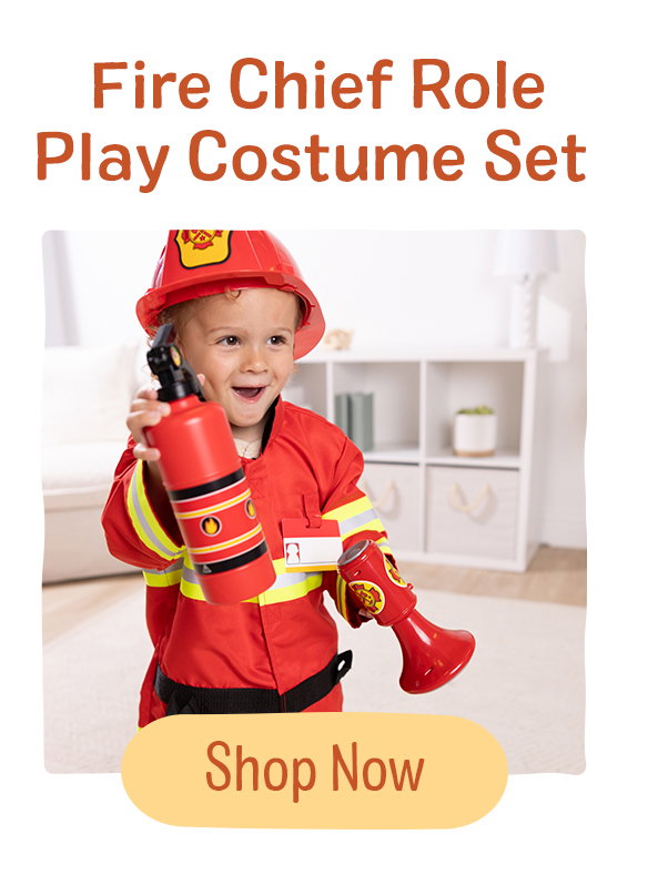 Fire Chief Role Play Costume Set - Shop Now