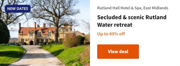 Secluded & scenic Rutland Water retreat