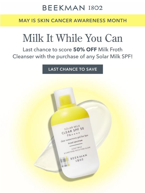 50% off Milk Froth ends tonight ⏰