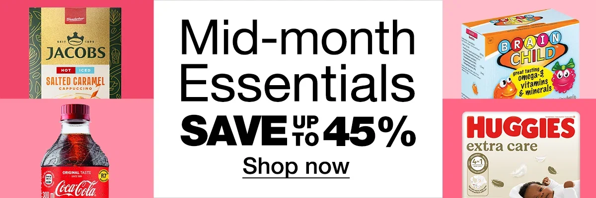 Mid essentials save up to 45%
