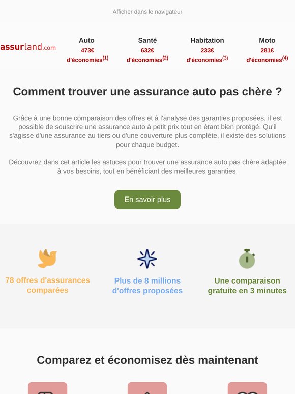 M. —, économisez sur vos assurances dès maintenant !
