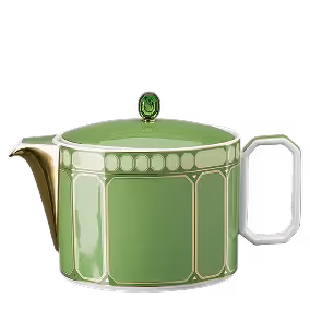 Signum teapot, Porcelain, Large, Green
