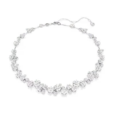 Model wearing Swarovski Constella necklace