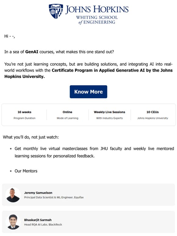 The GenAI Program That Focuses on Real-World Application