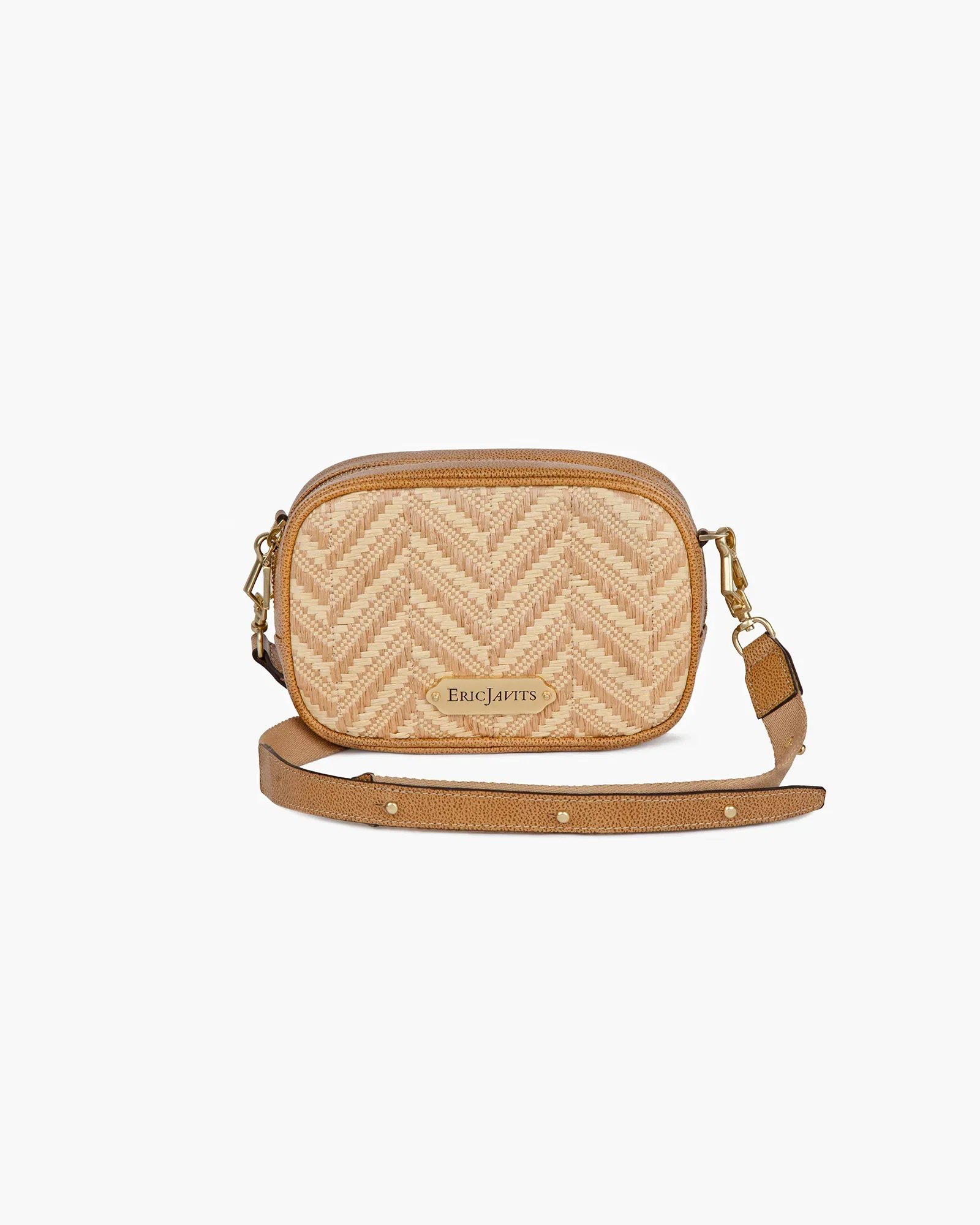 Image of Tog Pouch Raffia Crossbody Bag