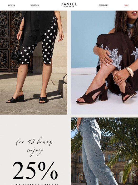 Last Chance: 25% Off Daniel
