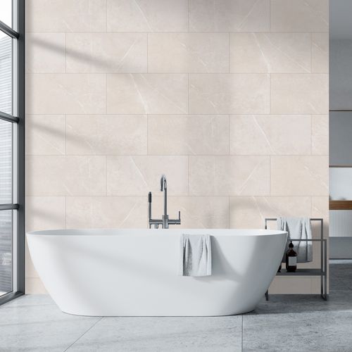 Beige Marble - Luxe Vision SPC 4mm Waterproof UV Coated Wall Panelling