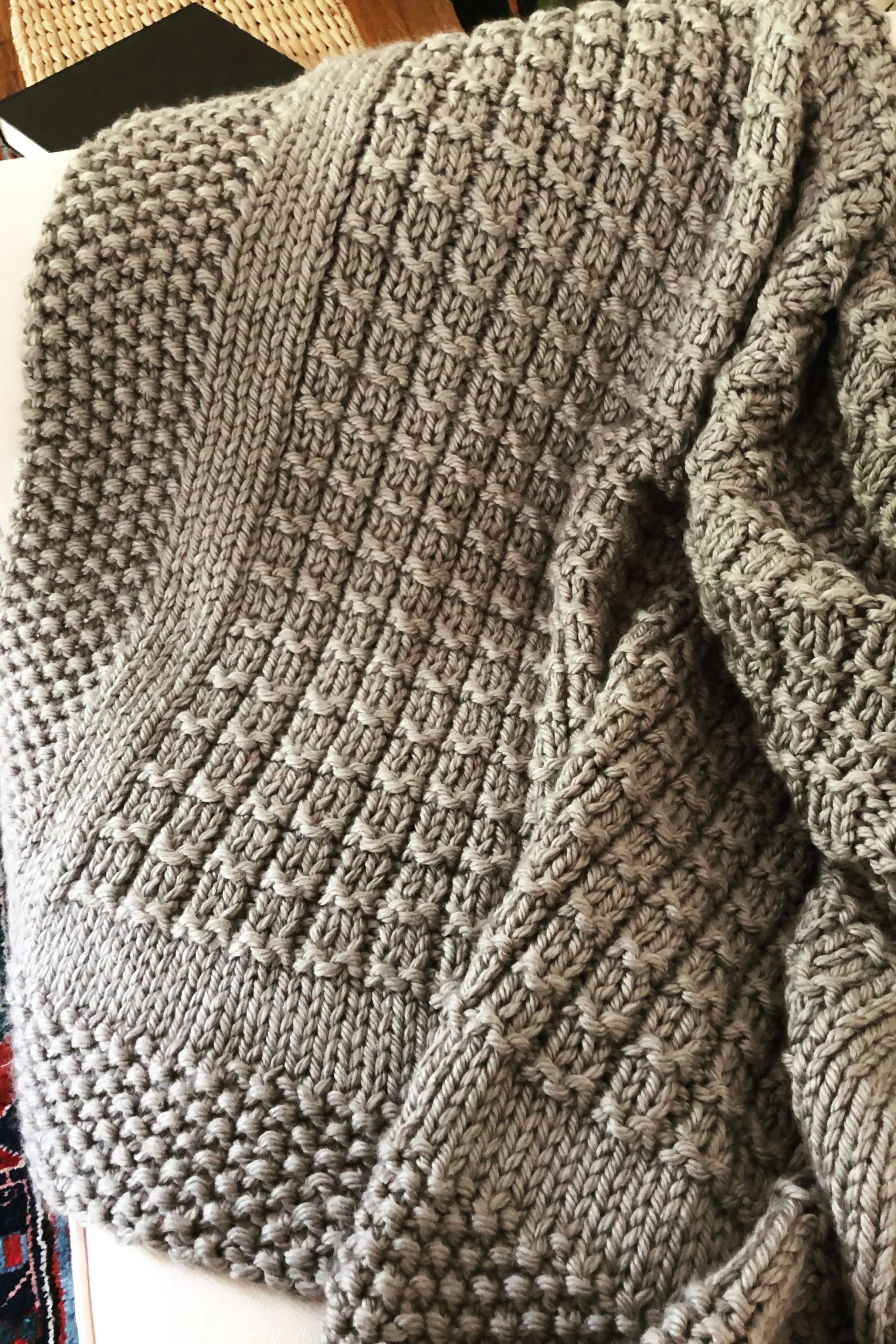 Image of Over the Rooftops Blanket (Knit)