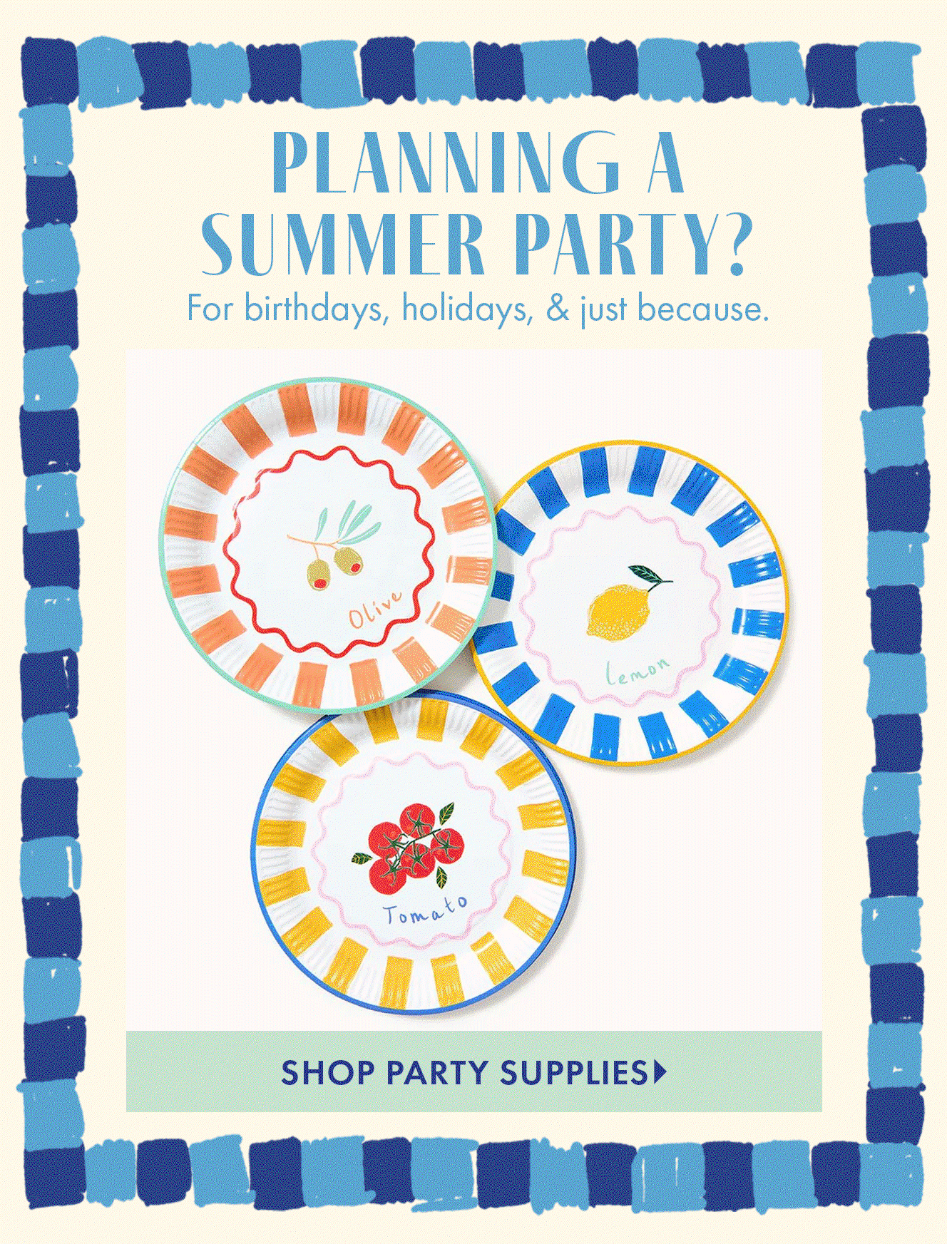 Spring & Summer Party Supplies