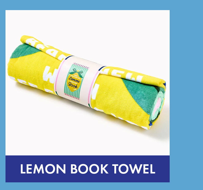 Lemon Book Towel