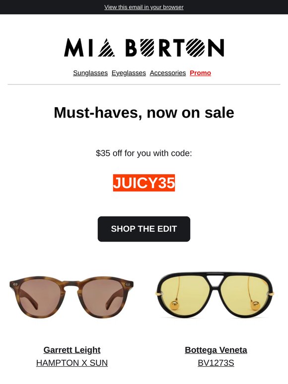 Must-have shades, now on sale