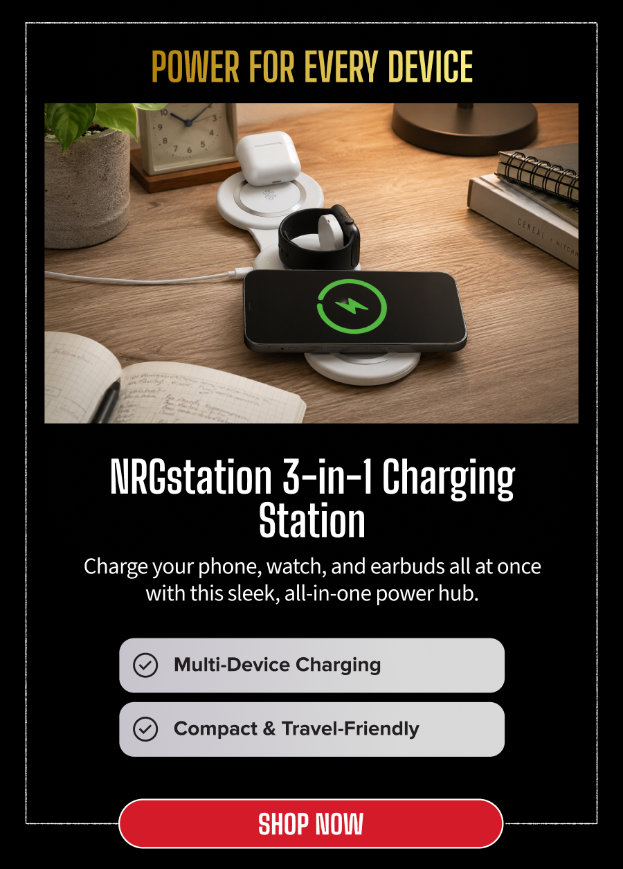 NRGstation 3-in-1 Charging Station