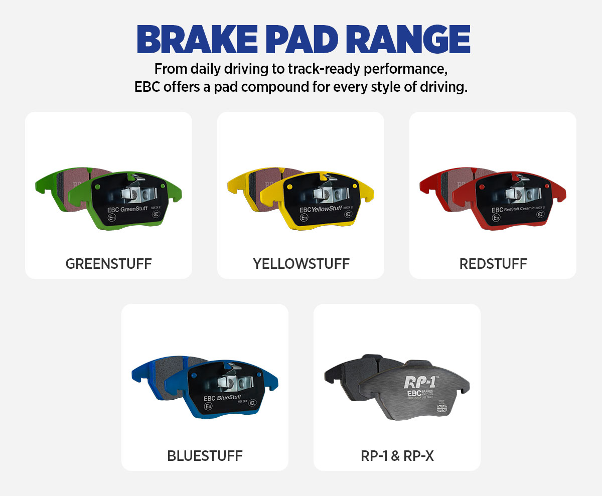 EBC Brake Pad Range
