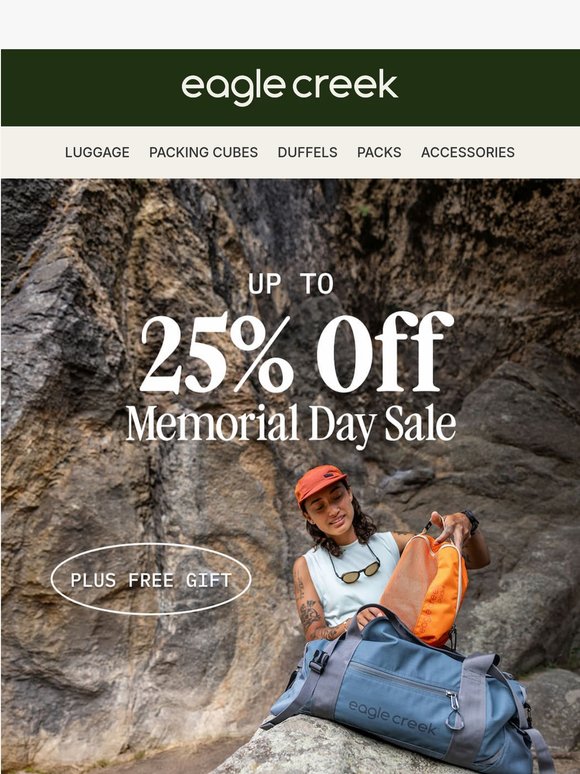 Up To 25% Off – Memorial Day Deals Inside