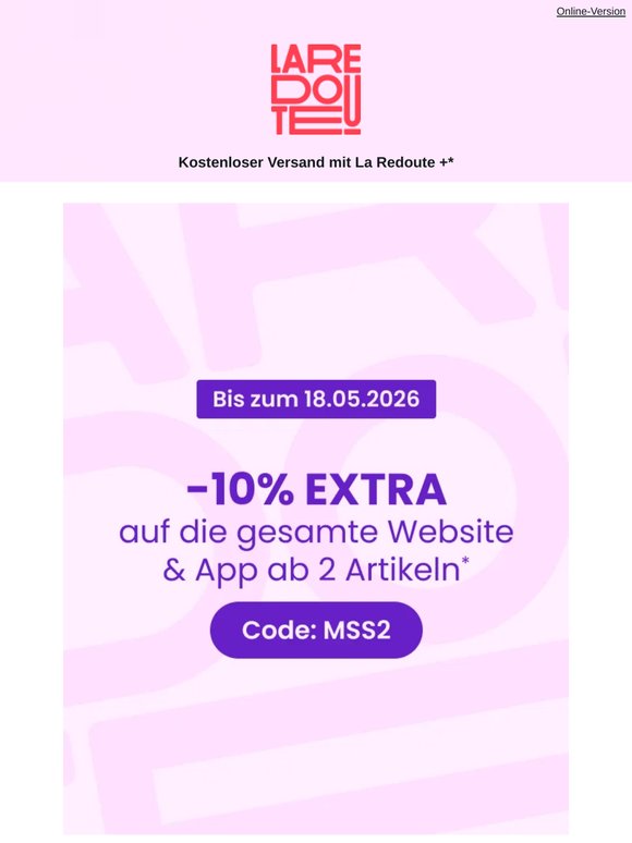 Endet heute ⏳ -10% EXTRA*