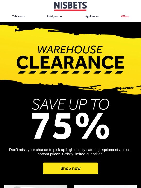Clearance deals too good to miss - up to 75% off