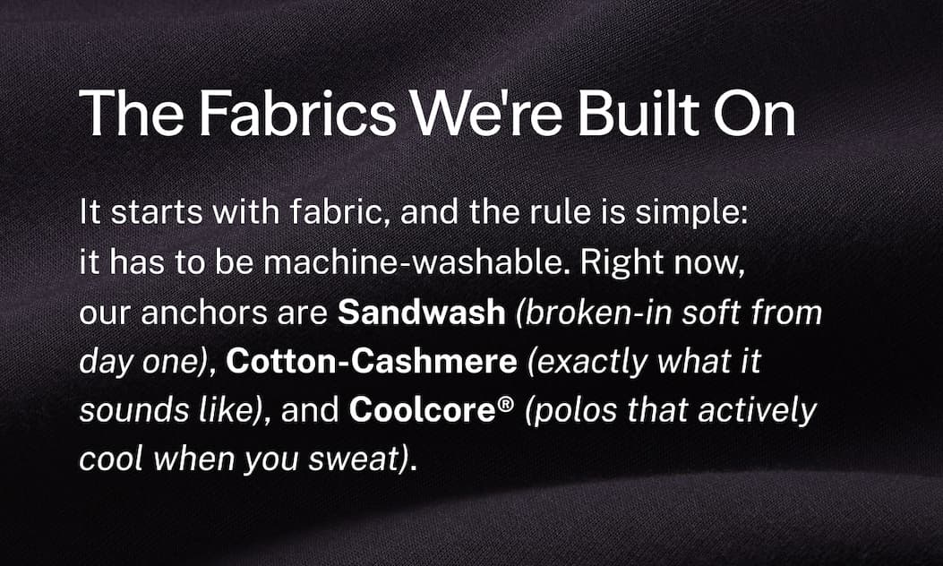 The Fabrics We're Built On