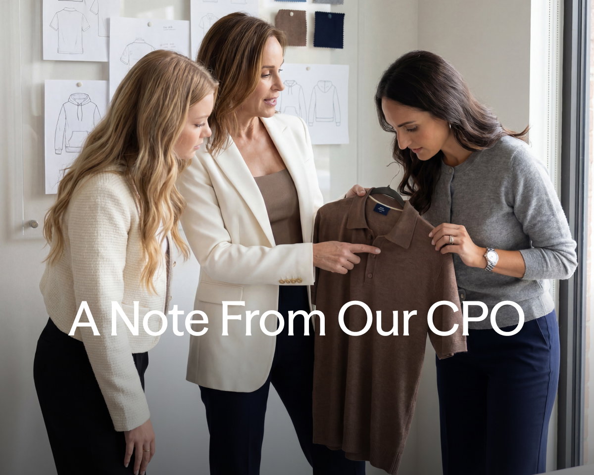 A Note From Our CPO