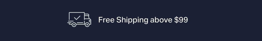 Free Shipping above $99