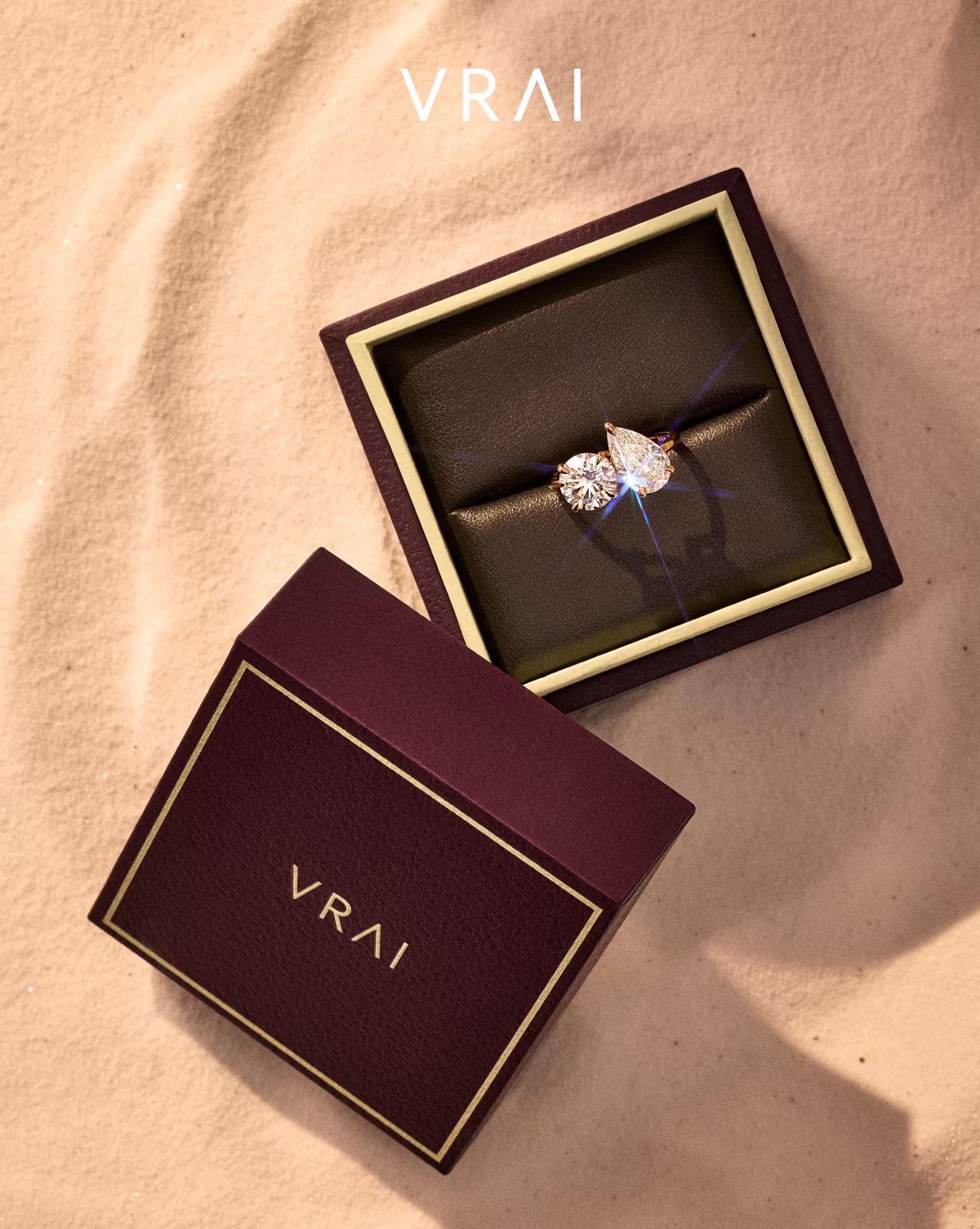 Transform modern-yet-timeless design featuring VRAI created diamonds into heirlooms that reflect your truth.