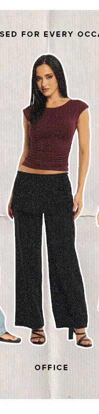 Black Tie Detail Wrap Pants