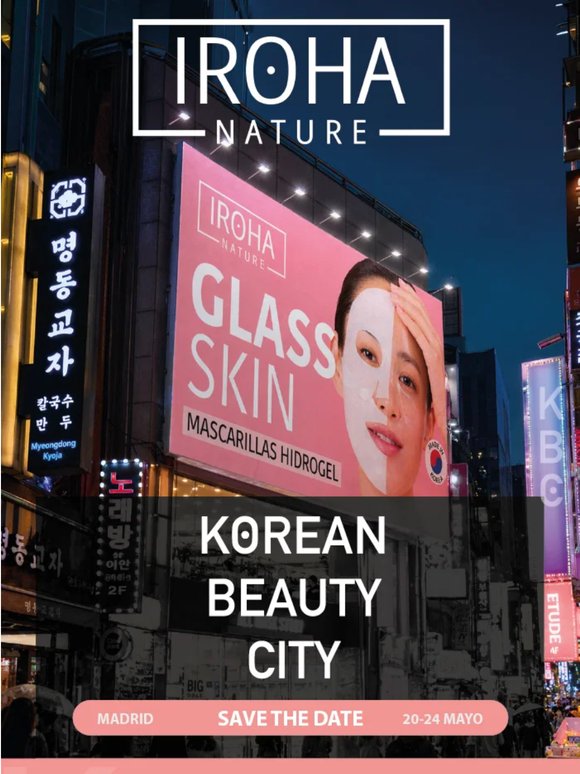 Save the Date | Invitación Pop Up - Korean Beauty City by Iroha Nature 🫰
