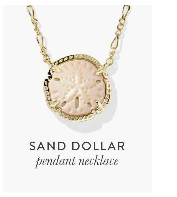 Sand Dollar Pendant Necklace