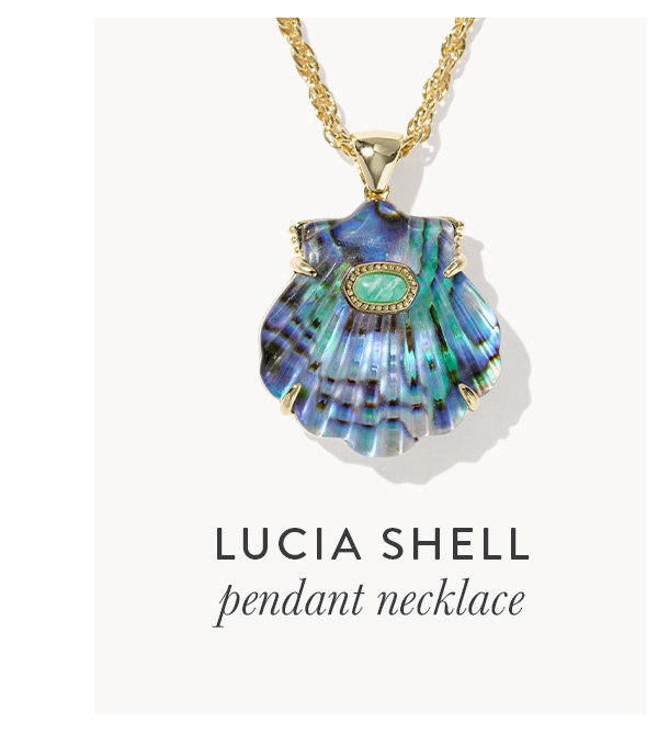 Lucia Shell Pendant Necklace