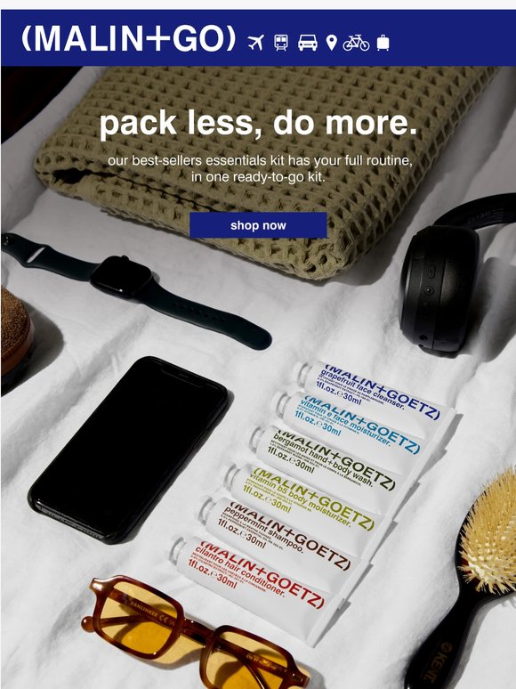 we packed it, so you don't have to.