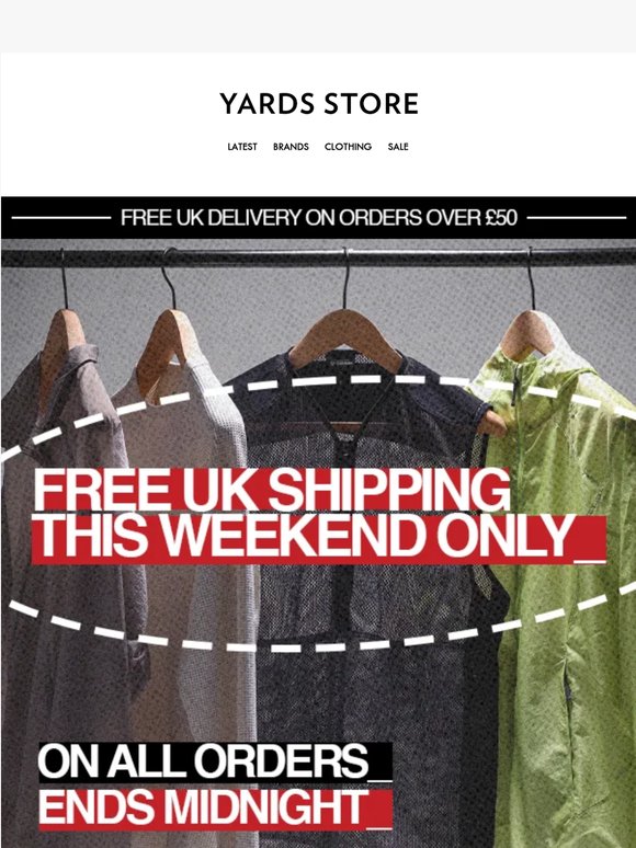 FREE UK Shipping | Ends Midnight