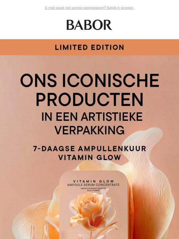 Limited Edition: Vitamin Glow ampullenkuur 🍊