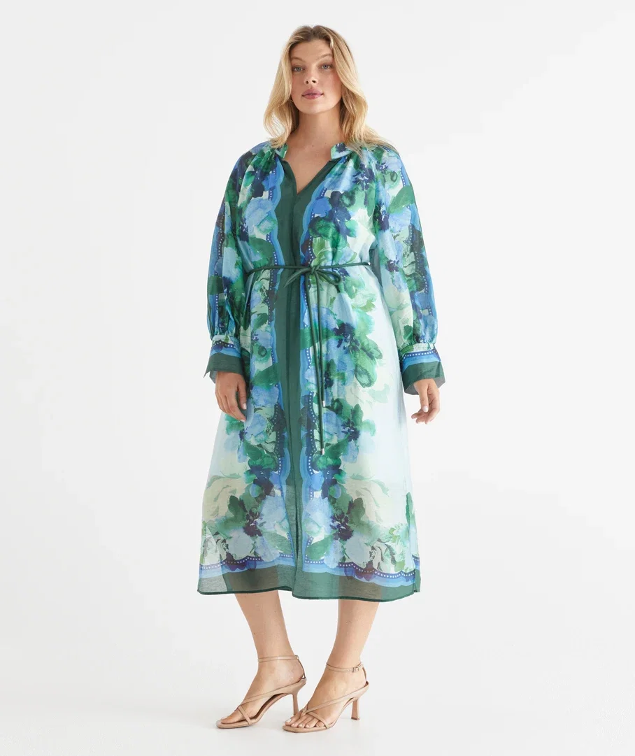 Mystical Bloom Maxi Dress
