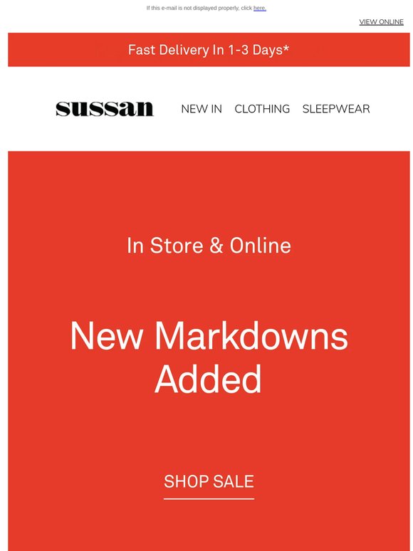 New Markdowns Added To Sale
