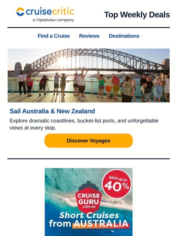 Australia & NZ Cruises Worth Booking Right Now 🌏