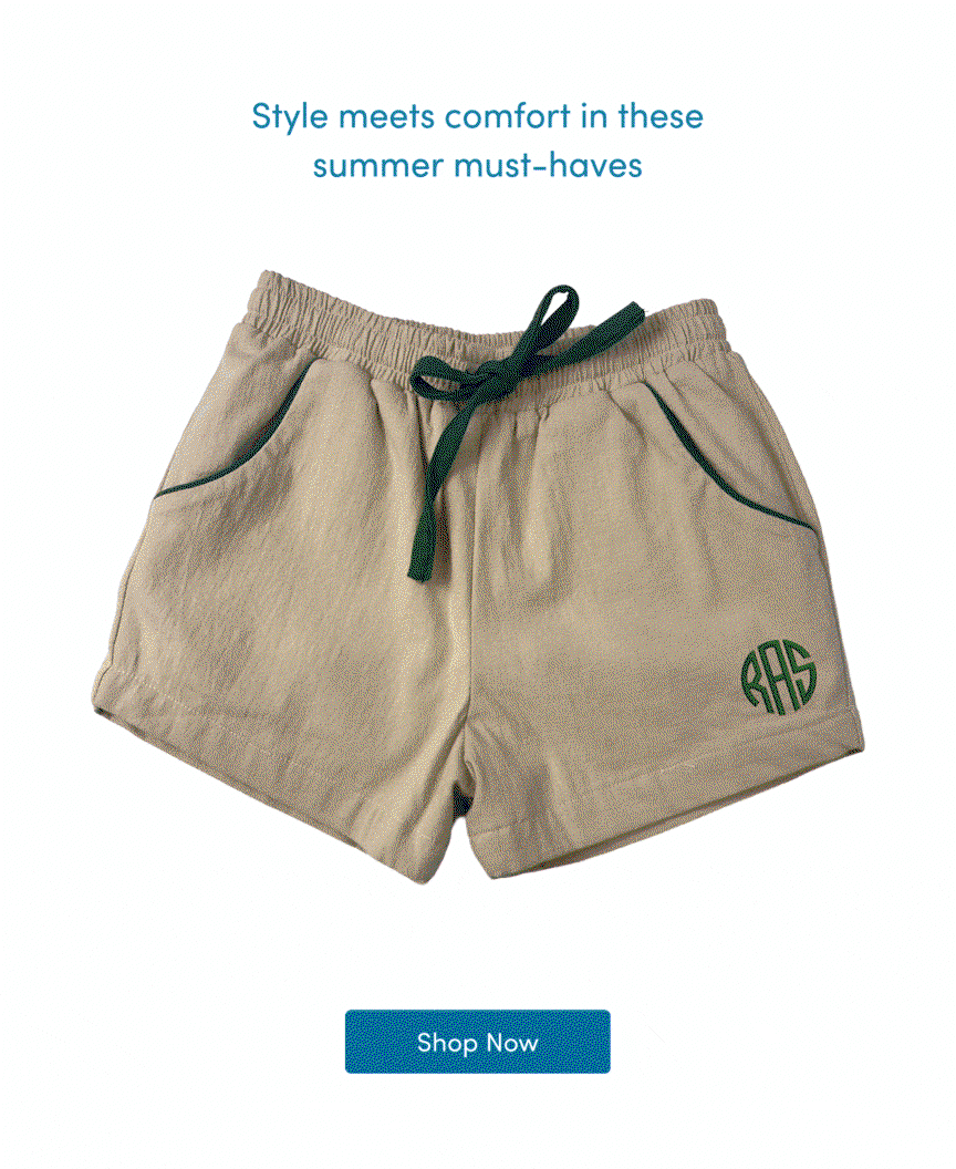Clubhouse Shorts in Khaki and Navy