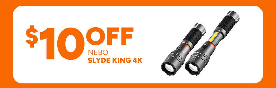 $10 off Nebo Slyde King 4k