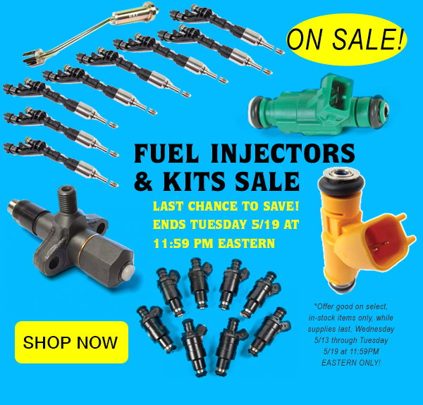 ENDS SOON - Fuel Injectors On Sale through Tuesday 5/19 at 11:59PM Eastern at RoverParts.com