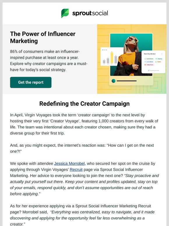 The power of influencer marketing campaigns