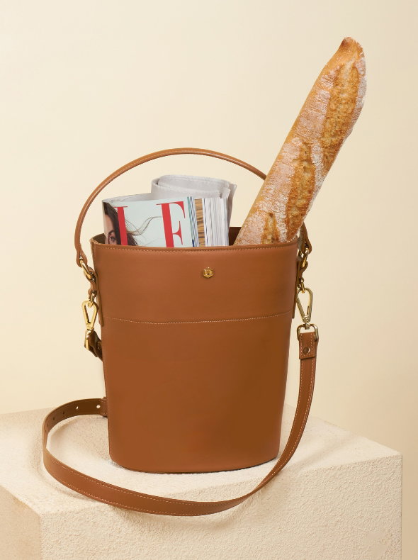 Sac sceau Margot cuir cognac