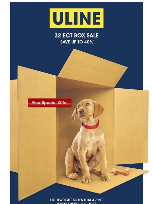 Save Up to 40% on ECT Boxes