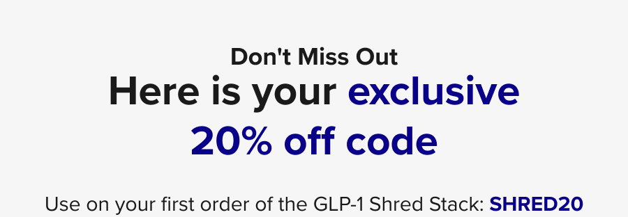 Don't Miss Out Here is your exclusive 20% off code