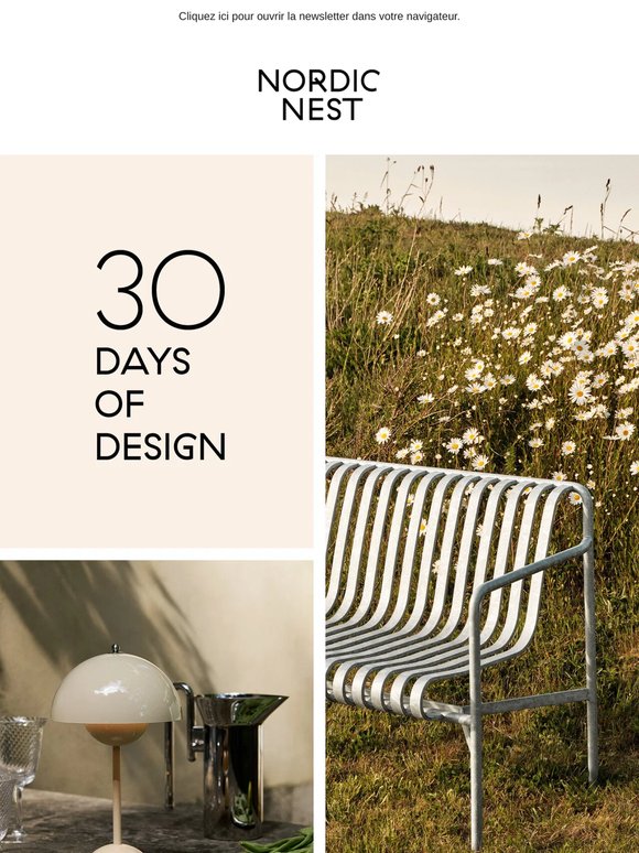 Un design qui sublime la vie en plein air – jusqu'à -50 %