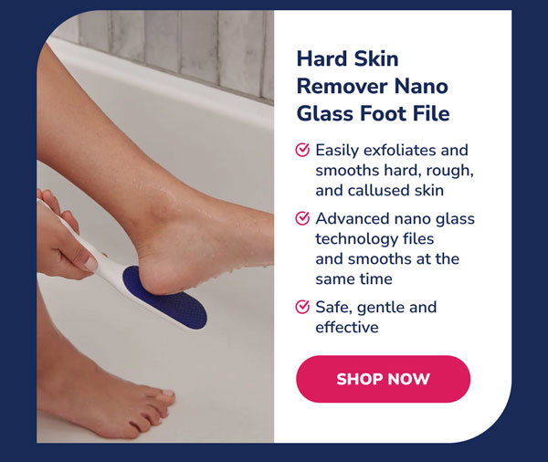 Hard Skin Remover Nano Glass Foot File | Shop Now