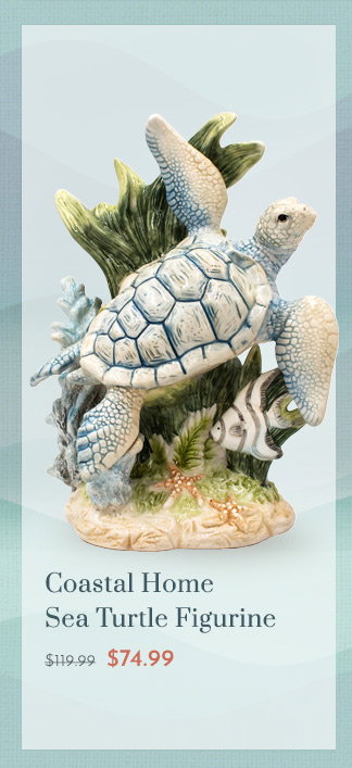 Coastal Home Sea Turtle Figurine - now $74.99