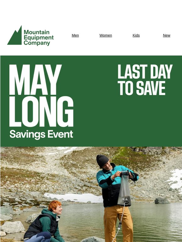 Last day: May Long savings end tonight