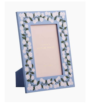 Paper Wrapped Picture Frame in Hydrangea (4x6)