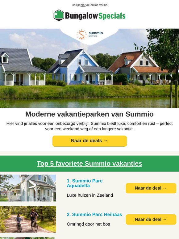 Ontdek de populairste Summio Parcs