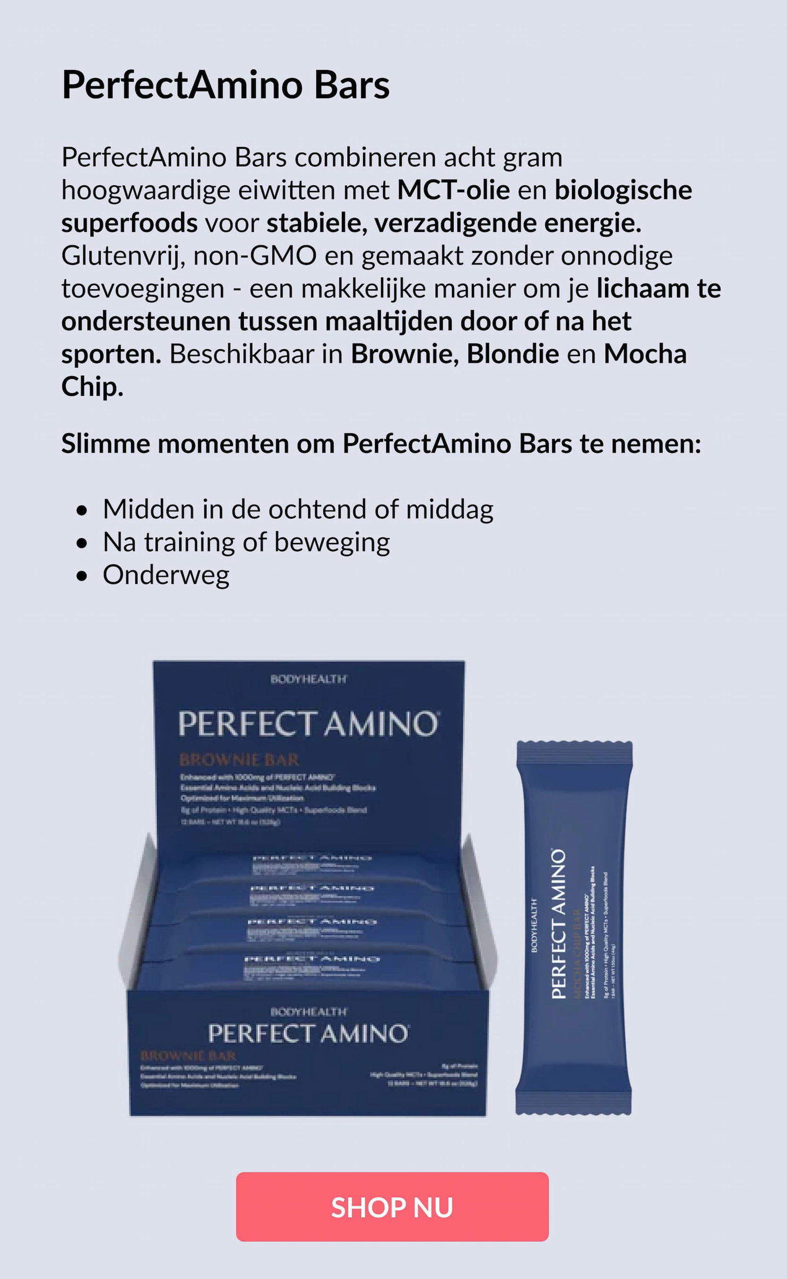 amino bars